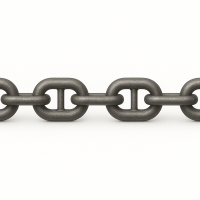 Цепь круглозвенная с распорками А2-2,5-20,5х82