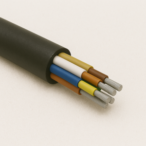 Провод контрольный ПВС 3х0,75+1х0,75 белый в наличии в Магадане