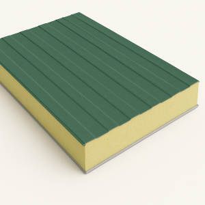 Стеновая сэндвич-панель с минеральной ватой 60 мм RAL 9003 в наличии в Магадане