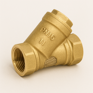 Латунный фильтр сетчатый резьбовой ДУ 32 РУ 16 ГОСТ 15527-2004 в наличии в Магадане