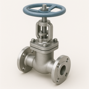 Задвижка нержавеющая фланцевая Ду 125 Ру 16 в наличии в Магадане