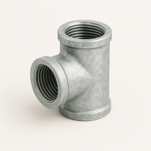 Тройник оцинкованный приварной ДУ 57 в наличии в Магадане