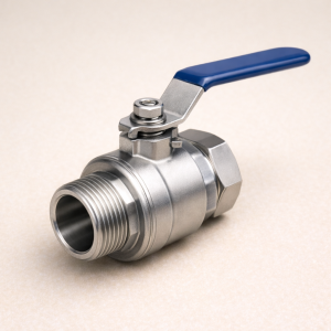 Кран шаровой из 3-х частей S-S AISI 316L 1 1/2" в наличии в Магадане