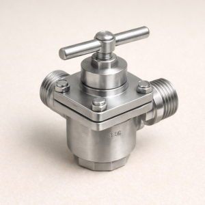 Кран пробковый 3-х ходовой ВР/ВР/ВР AISI 304 DN 1 1/2" в наличии в Магадане